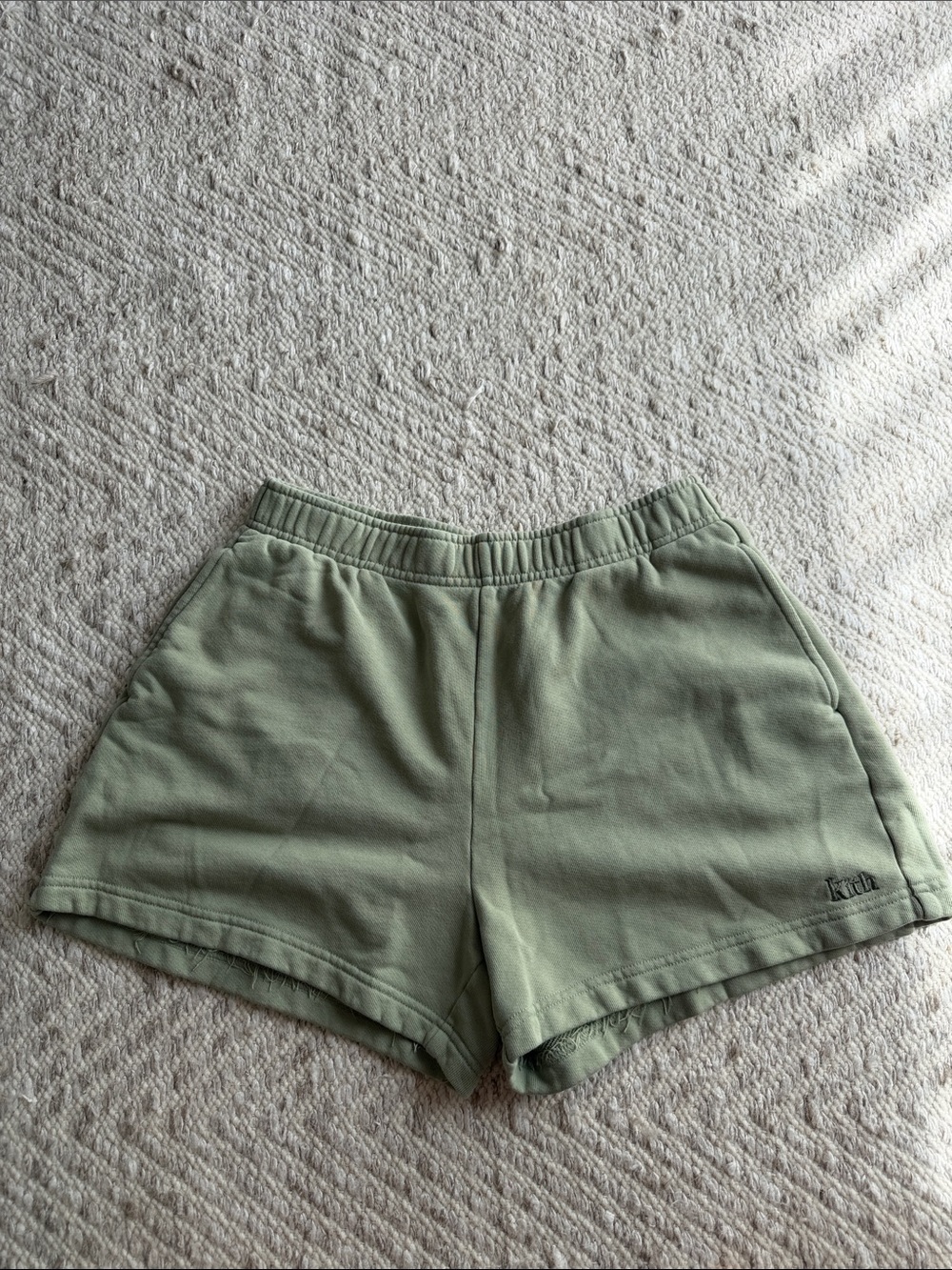 Kith Women’s Olive Sage Athletic Lounge Shorts